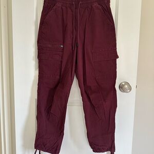 Women’s Alpine Design Burgundy Cargo Jogger Pants